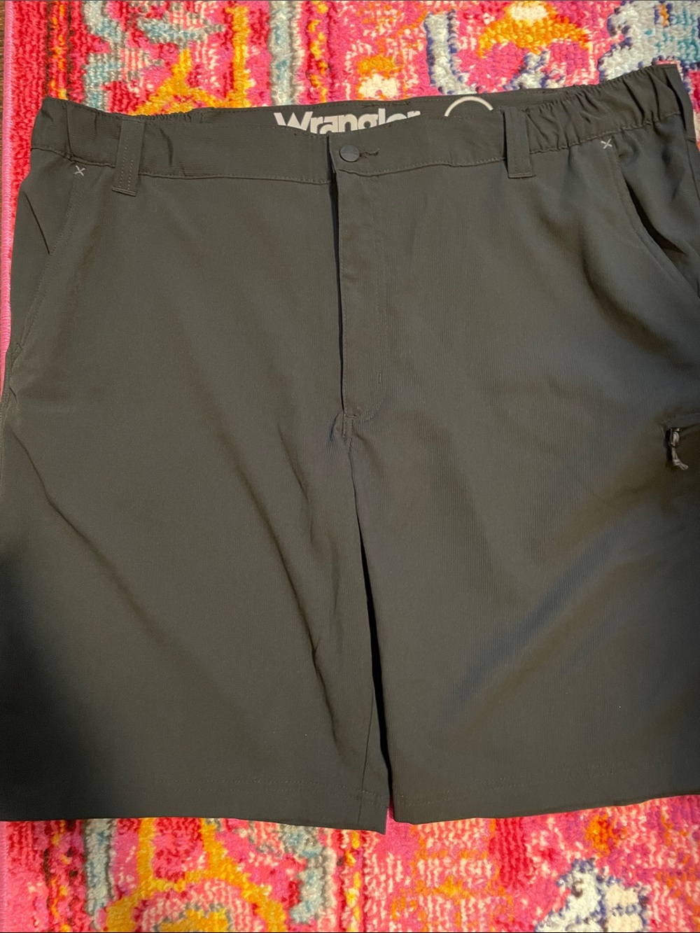 Wrangler Black Hybrid Performance Shorts
